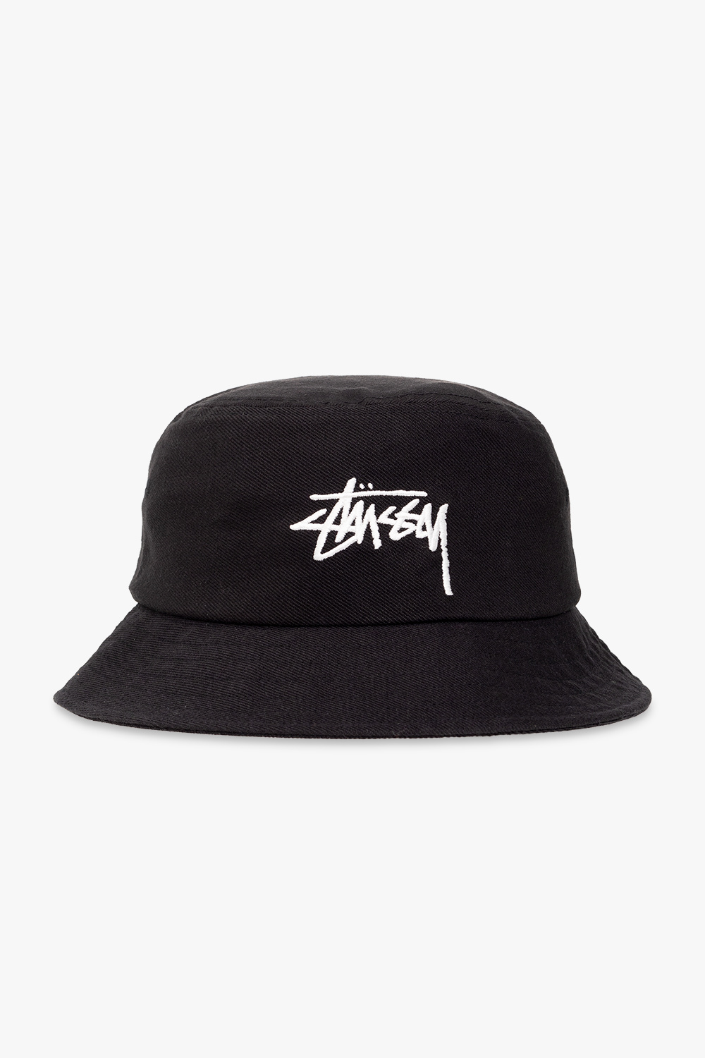 Black Bucket hat with logo Stussy - Vitkac TW